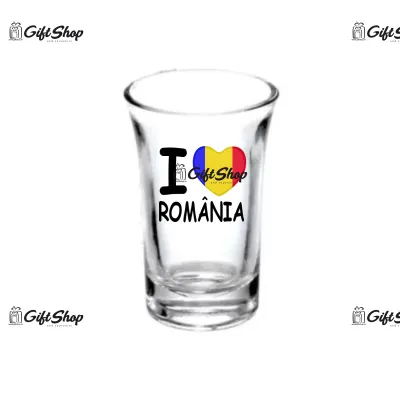 I love romania, set 6 pahare shout, model 24bs